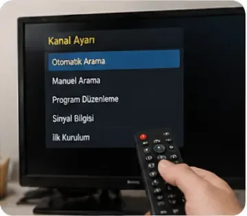 Uydu ve kanal ayarı
